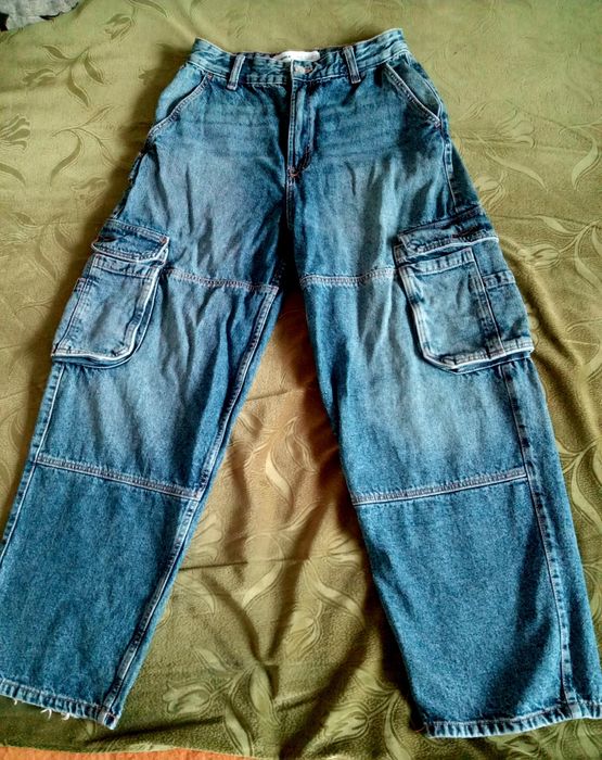 Джинсы карго Bershka
