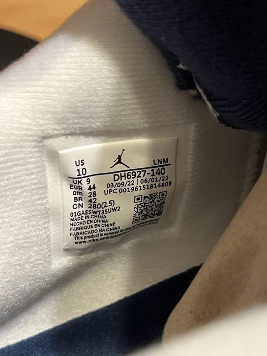 Jordan Retro 4 Midnight Navy 44