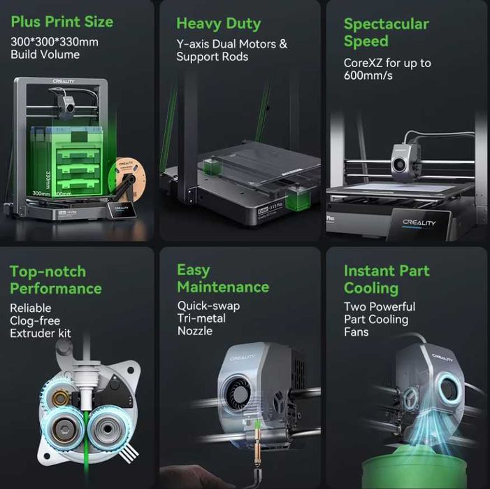 Imprimanta 3D Ender 3 V3 Plus utilizata