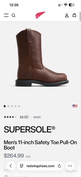 Red Wing Ботинки рабочие red wing