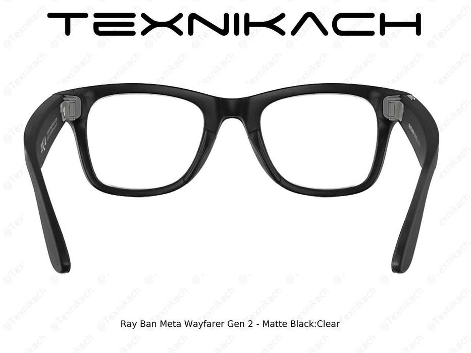 Ray Ban Meta Wayfarer Gen 2 - Matte Black/Clear