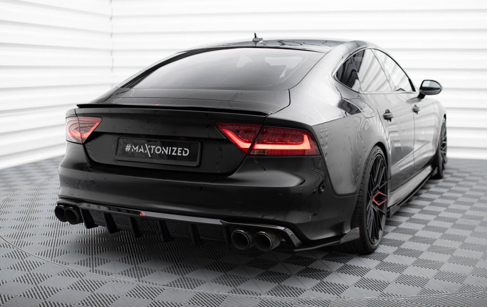 Дифузьор за задна броня Maxton design за Audi S7 (2010-2014)