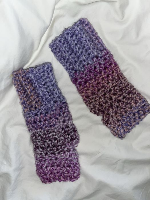 Mănuși croșetate handmade