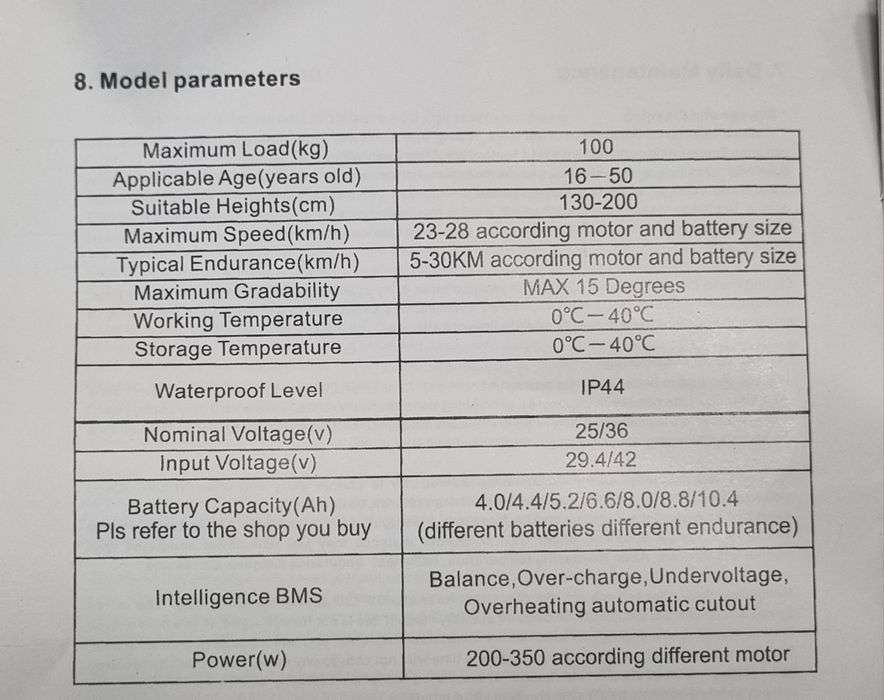 Електрически скутер тротинетка голяма малка гума Bluetooth ток зарядно