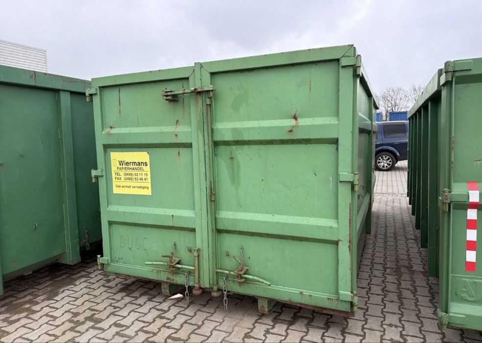 Container abroll kipper