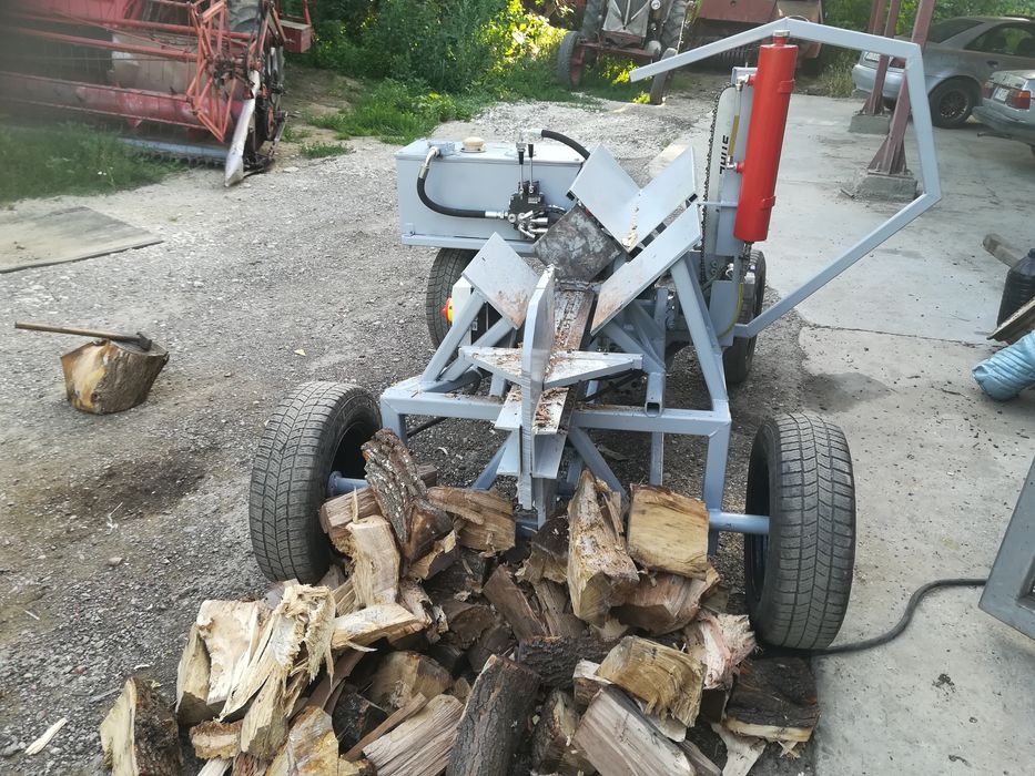 Цепачка и резачка за дърва