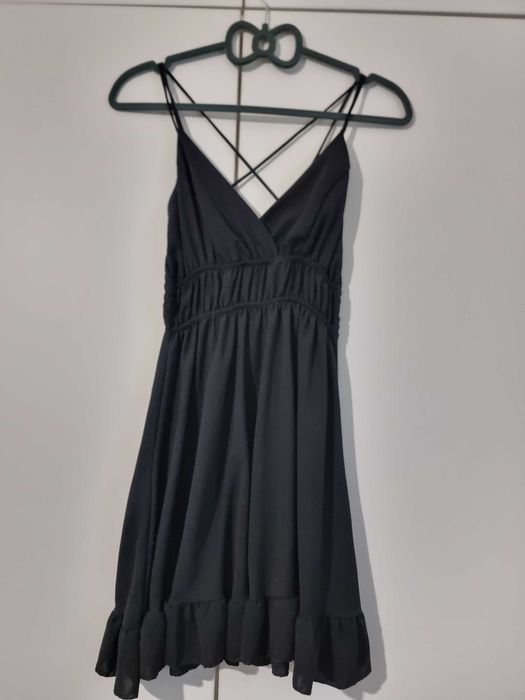 Rochie negra de vara/plajă