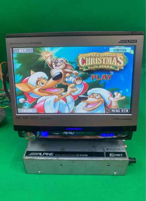 DVD/Cd player auto 1DIN Alpine IVA D 310 RB BT-Usb ecran retractabil
