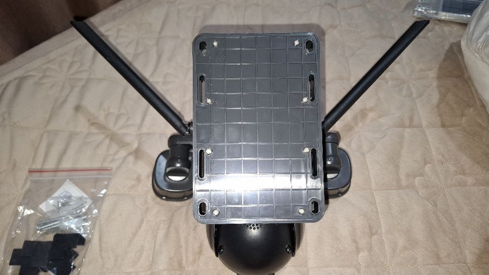 Camera supraveghere tripla, 4G, Panou Solar, 12MP, 6K, Ultra HD