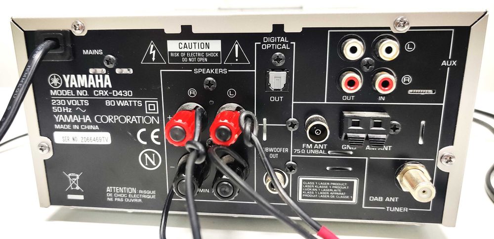 Yamaha CRX D 430 amplificator CD receiver statie sistem dock DAB AUX