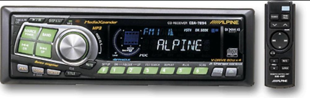 Cd Player auto Alpine CDA 7894RB Old school f Rar-BT Usb