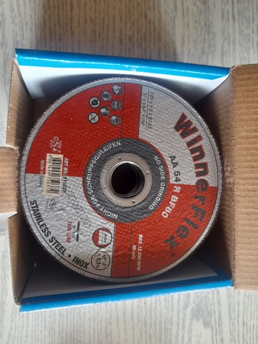Pânze flex pentru fier si inox.  Winner Flex 125×1,0x22