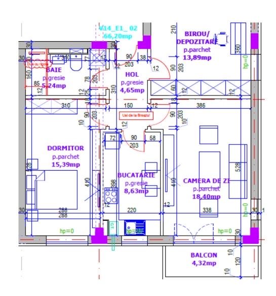 Apartament cu 3 camere de inchiriat