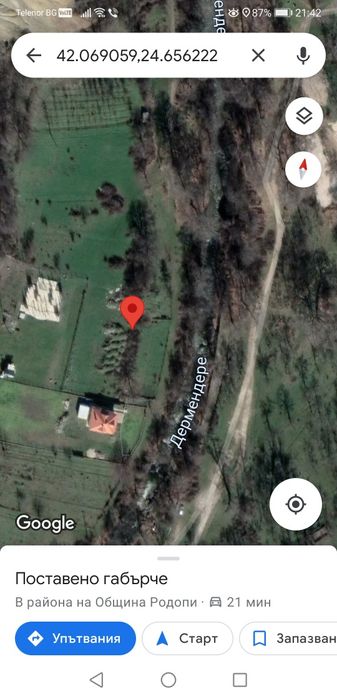 Парцел 1 линия река  с. Първенец