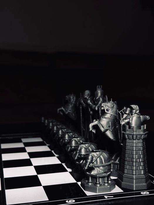 3D принтиран шах за игра