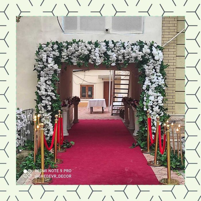 Гуллар билан безатиш (Оформление свадеб )