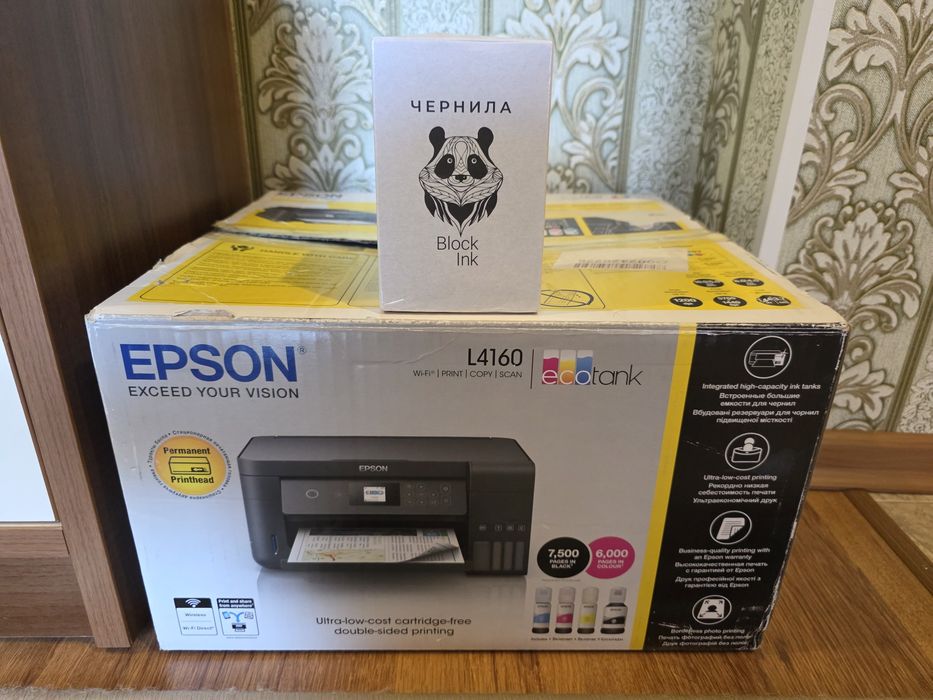 Принтер МФУ Epson L4160 Wi-fi