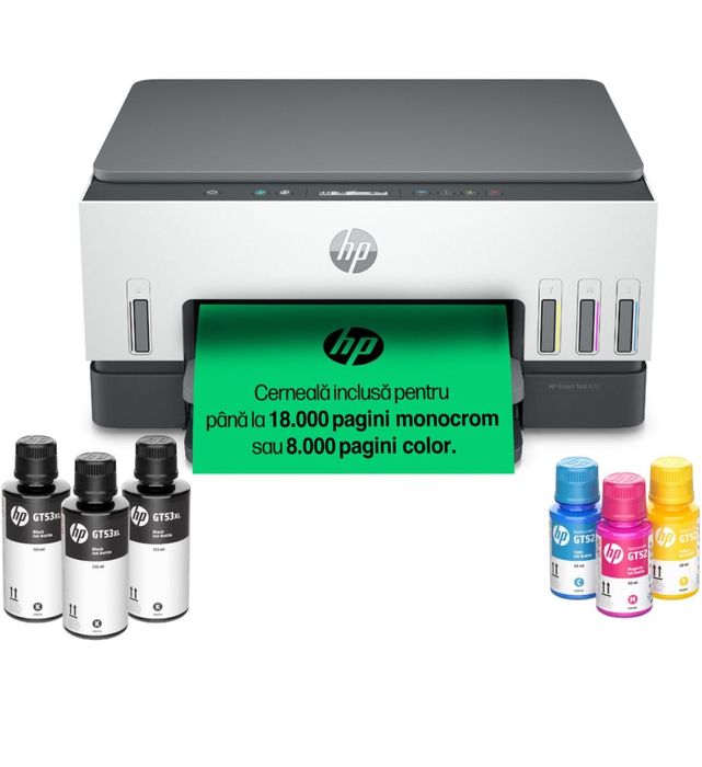 SIGILAT! HP Smart Tank 670 All-in-One CISS, A4, USB, Wi-Fi