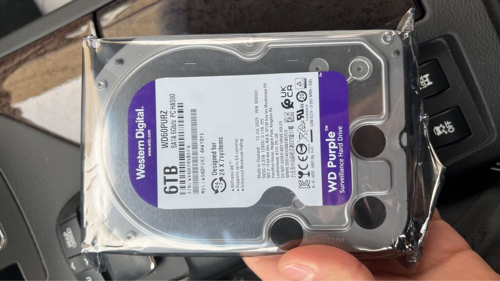 HDD Western Digital Purple WD40PURZ 6000 Гб
