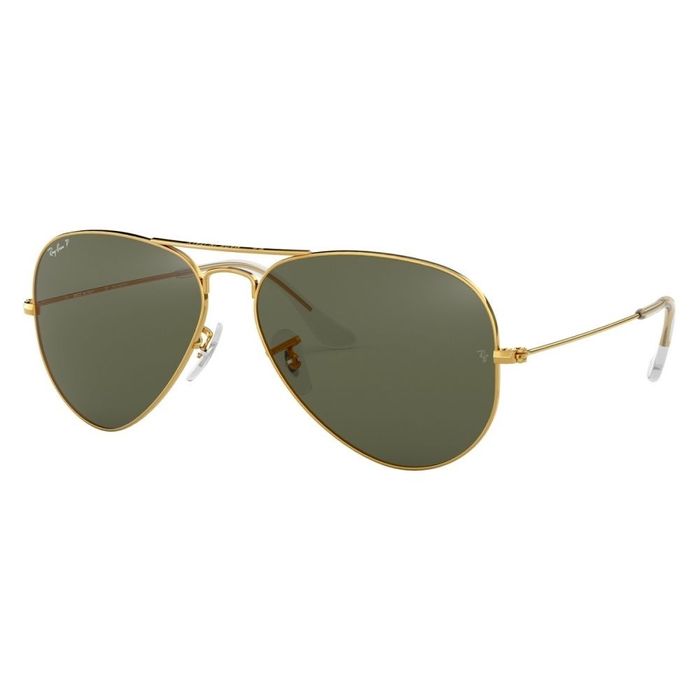 Ochelari de soare Ray Ban aviator gold metal
