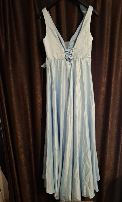 Rochie lunga albastru deschis - noua, cu eticheta