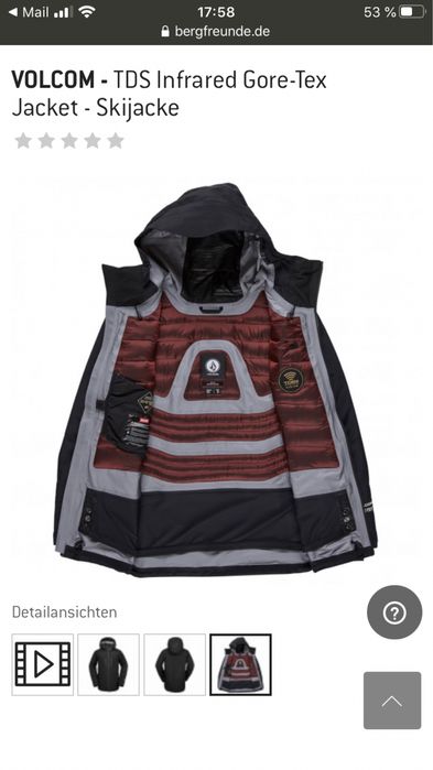 VOLCOM - TDS Infrared Gore-Tex Jacket - Skijacke