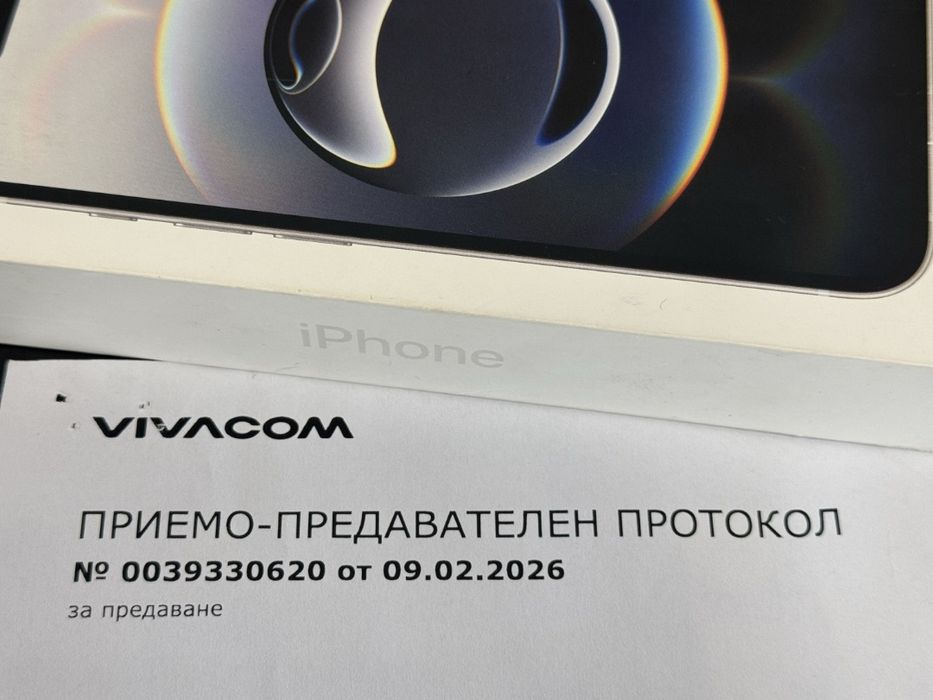 ЗАПЕЧАТАН 128GB iPhone 16e Гаранция Vivacom 2029г. White 16 е