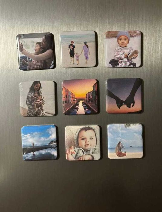 Magneți personalizați metal 5x5 cm – amintiri unice pentru frigider