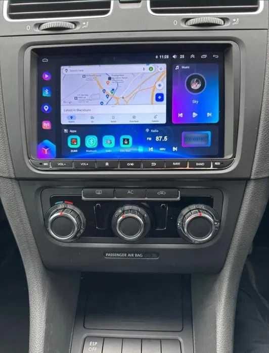 2GB/64GB Navigatie Skoda Octavia VW Golf 6 5 Passat B6 B7 Polo Carplay