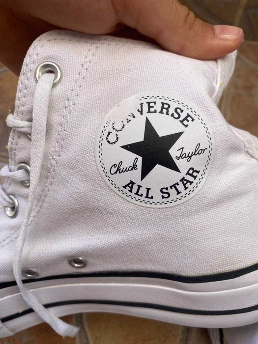 Converse бели кецове