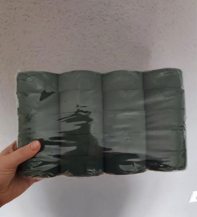 Pachet 20 bucati de spuma florala rotunda 3,2 inch / 8,1 cm