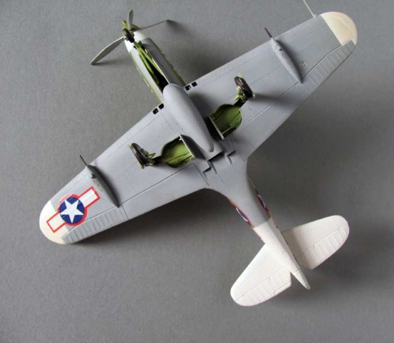 сборная модель самолёта Airacobra 1/72 макет в клуб