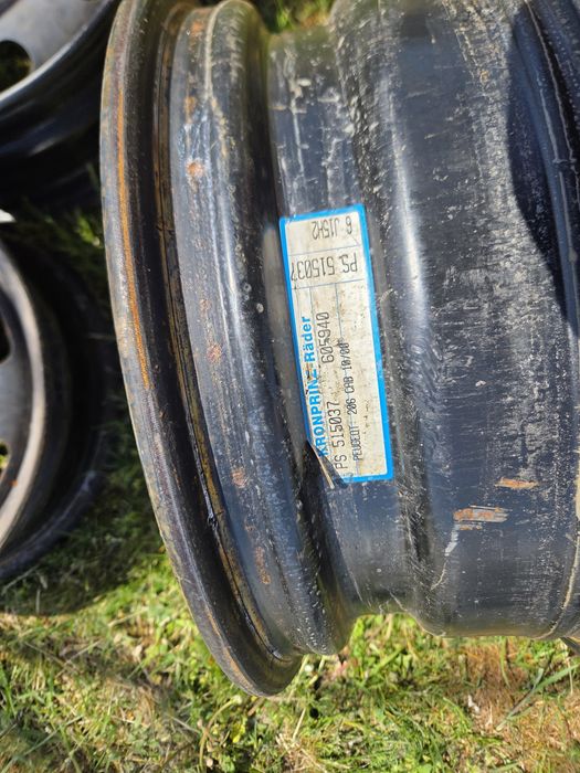 Железни джанти 15 за Пежо, Ситроен