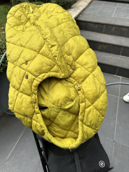 Бебешки вълнен човал за количка