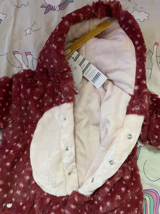 Бебешки плюшен гащеризон