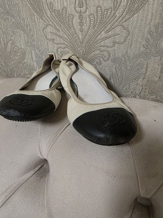 Balerini piele naturala chanel 40