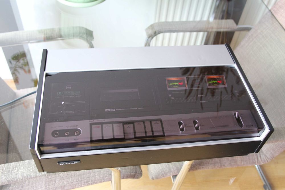 Sharp RT-480H casetofon deck Japonia 1973 complet revizuit.