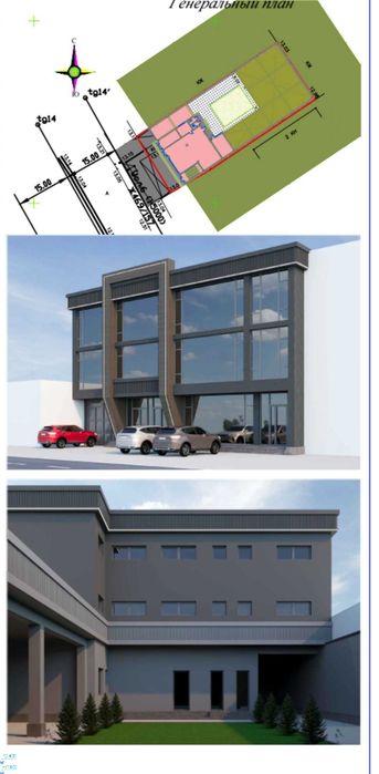 Нежилое участок в первой линии  кибрай