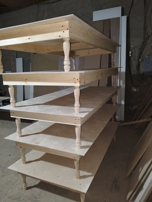 Фанерадан істелген жер шәй стол қалыңдығы 6 мм