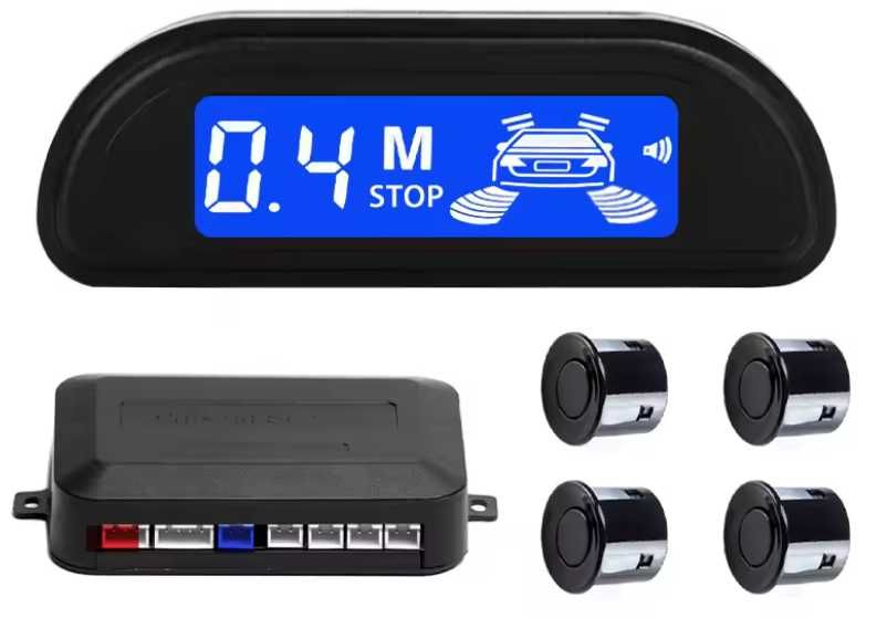 Парктроник с 4 датчика и LED дисплей