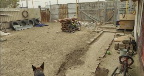 Земельный участок в городе.