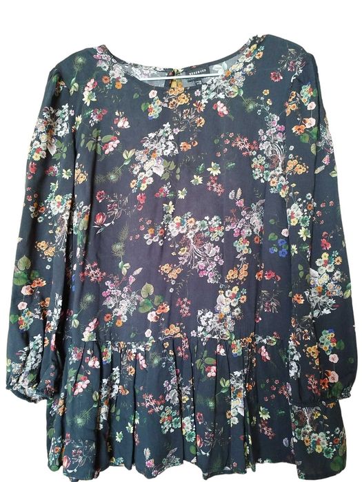 Дамска туника с флорална апликация Reserved, 100% вискоза, 38