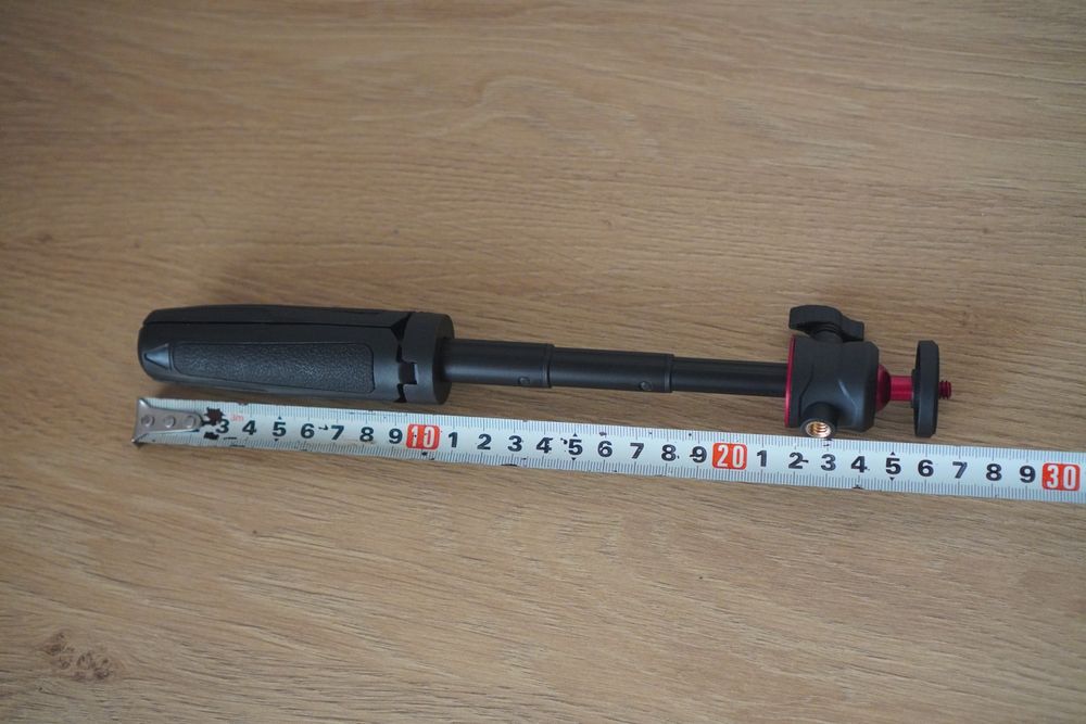 Mini trepied / selfiestick, adaptor telefon, metal, nou