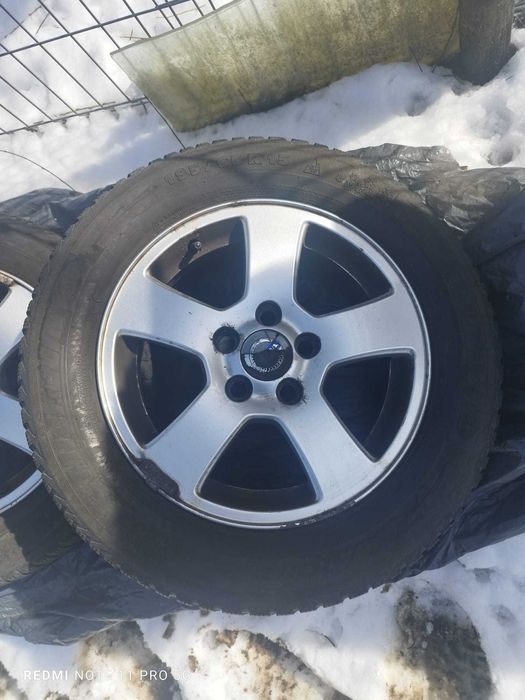 Vand Set 4 Jante VOLVO,FORD,SAB cu Cauciucuri de Iarna,195x65x15
