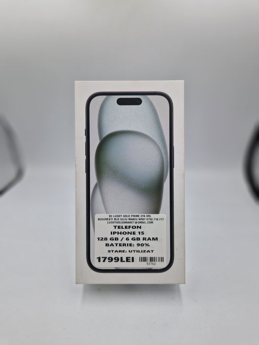 IPHONE 15 128 GB / 90 % BATERIE ! GARANTIE ! #53762