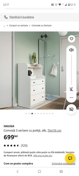 Dulap de haine doua bucăți Ikea