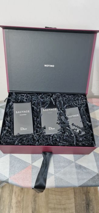 Set Dior Sauvage barbati