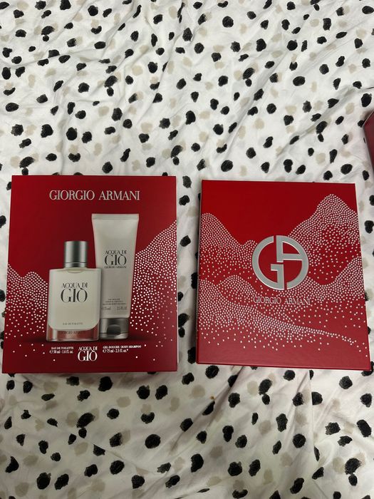 Мъжки подаръчен комплект Armani парфюм и душгел
