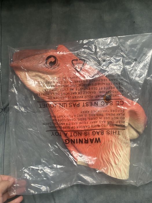 Латексная маска Лис с хвостом