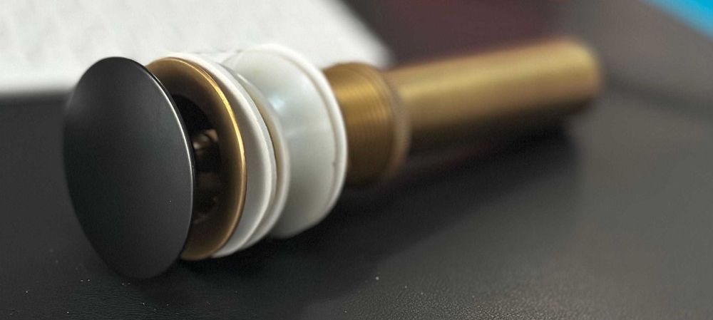 Ventil evacuare lavoar, fără prea plin, bronz antichizat TRENDY S